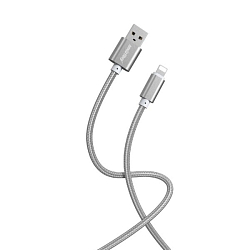 Кабель USB <--> Lightning  1.0м SMARTBUY S02 серый (iK-512-S02dg)