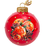 Шар "Фрукты зимние", 80 мм., в подарочной упаковке, КУ-80-254026