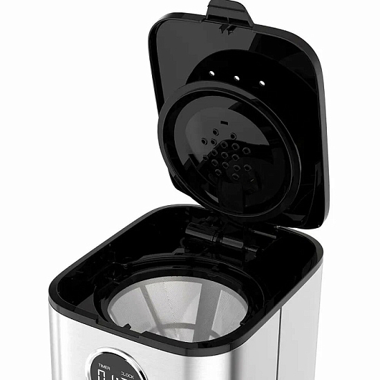 Кофеварка BQ CM1007 Стальной-черный