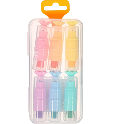 Набор маркеров текстовыделителей 6 цветов "Конфетки - мини" 7619190