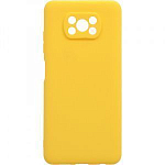 Задняя накладка ZIBELINO Soft Case для Xiaomi Poco X3/X3 Pro (желтый)