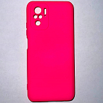 Силиконовый чехол NANO для Xiaomi Redmi NOTE 10_4G/NOTE10S (2021)/POCO M5S (2022) фуксия