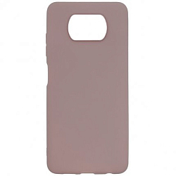 Задняя накладка ZIBELINO Soft Matte для Xiaomi Poco X3/X3 Pro (пыльно-розовый)
