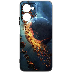 Силиконовый чехол DF для Realme 10 Pro (5G) DF rmCase-28 (black) Art005