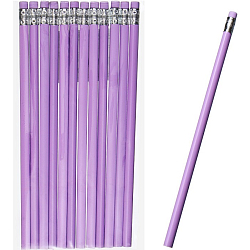 Карандаш чернографитный Calligrata, НВ, с ластиком, сиреневый 10200575