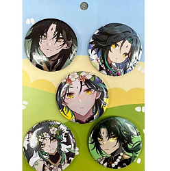 Набор значков 5шт. 45мм "Боги импакта" №10