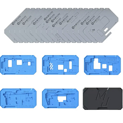 Трафарет MiJing Z20 Pro для iPhone X -15 Pro Max (межплатный) с держателем материнской платы