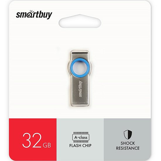 USB 32Gb Smart Buy MC2 металл синий