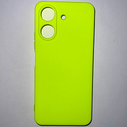 Задняя накладка ZIBELINO Soft Case для Xiaomi Redmi 13C 4G/Poco C65 4G (салатовый)