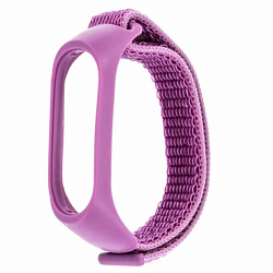 Нейлоновый ремешок NONAME для Xiaomi Mi Band 3/4/5 Nylon Loop Фиолетовый