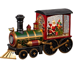 Светодиодная фигура «Паровоз» 31×17×10 см, пластик, батарейки ААх3 (не в комплекте), USB, свечение тёплое белое