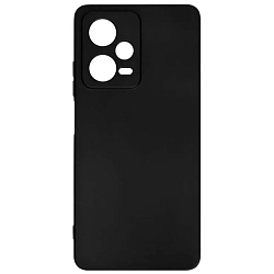 Задняя накладка ZIBELINO Soft Matte для Xiaomi Redmi Note 12S 4G (черный) с микрофиброй
