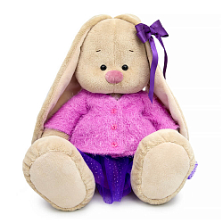 Мягкая игрушка Зайка Ми Большой в кардигане и пышной юбке, 34 см (SidL-679)