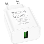 Сетевое ЗУ 1USB 2.1A BOFOFONE BA72A, белый, QC3.0