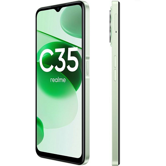 Смартфон Realme C35 4/64 Зелёный (Мятая упаковка)