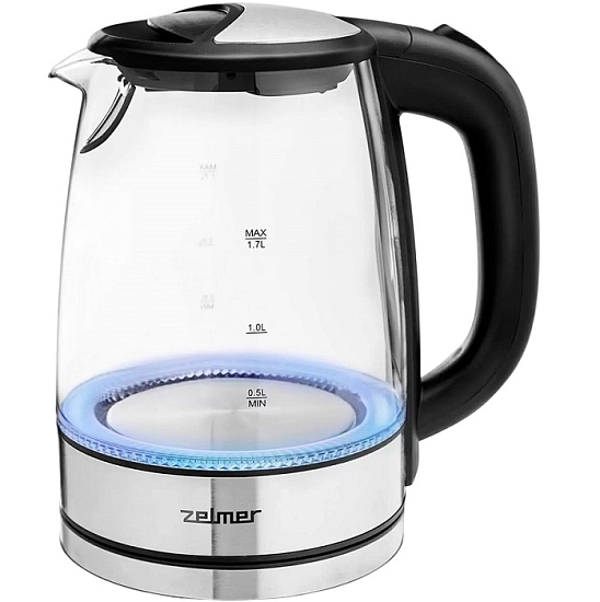 Чайник электрический ZELMER ZCK8024 GLASS/INOX