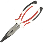 Длинногубцы прямые 200мм MATRIX Premium 17187, 3к рукоятки