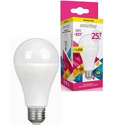 Лампа светодиодная SMARTBUY A65 25W/3000/E27