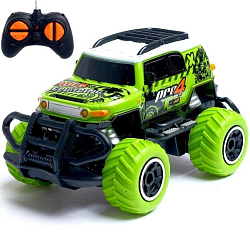 Джип р/у «Граффити», работает от батареек, зелёный