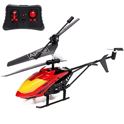Вертолёт радиоуправляемый «Эксперт», работает от аккумулятора, цвет красный (Уценка)