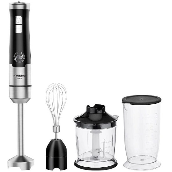 Блендер HYUNDAI HYB-H4935 черный/серебристый