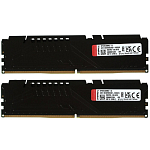 Оперативная память DDR5 32Gb (2x16 Gb) Kingston Fury Beast, 5200MHz, CL40, DIMM, (KF552C40BBK2-32), радиатор, черный