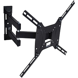 Кронштейн KROMAX DIX-24 черный 15"-55" настенный поворотно-выдвижной и наклонный