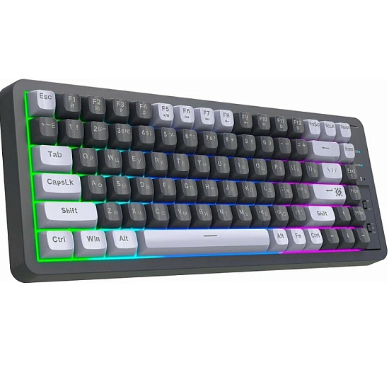 Клавиатура БП DEFENDER Maro GK-325 RU, белый/серый