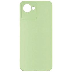 Силиконовый чехол DF для Realme C30s DF rmCase-27 (light green)