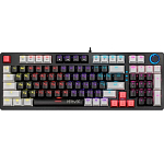 Клавиатура DEFENDER Hawk GK-418 RU, радужная RGB, механич., корич. свитч (45419)