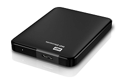 Внешний жёсткий диск 2.5" 1Tb WD Elements WDBUZG0010BBK-EESN черный