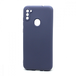 Силиконовый чехол SILICONE CASE New ERA для Samsung Galaxy A11/M11 серый