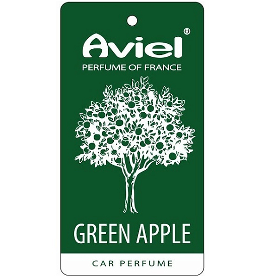 Ароматизатор AVIEL "GREEN APPLE" картонный
