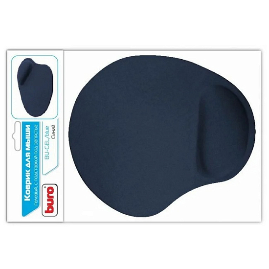 Коврик BURO BU-GEL синий