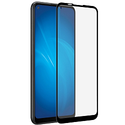 Противоударное стекло 6D NONAME для Samsung A21/A21S Black без упаковки