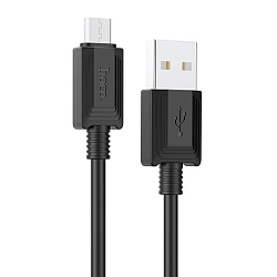 Кабель USB <--> microUSB  1.0м HOCO X73 Sunway, чёрный