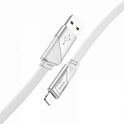 Кабель USB <--> Lightning  1.2м HOCO U119, серый