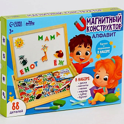 Магнитный конструктор «Алфавит» 9712476