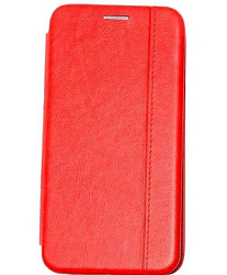 Чехол футляр-книга XIVI для iPhone 6/6S (4.7), Premium, вертикальный шов, экокожа, красный