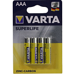 Элемент питания VARTA R03 SUPER LIFE BL-4