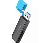 Кардридер BOROFONE DH9 Wisdom, синий, USB 3.0
