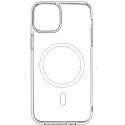 Силиконовый чехол Clear Case MagSafe для iPhone 13 прозрачный