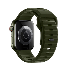 Силиконовый ремешок HOCO WA27 Flexible для APPLE Watch 38/40/41mm, зелёный