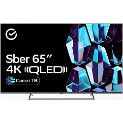Телевизор Sber SDX-65UQ5231 65", QLED, тёмно-серый
