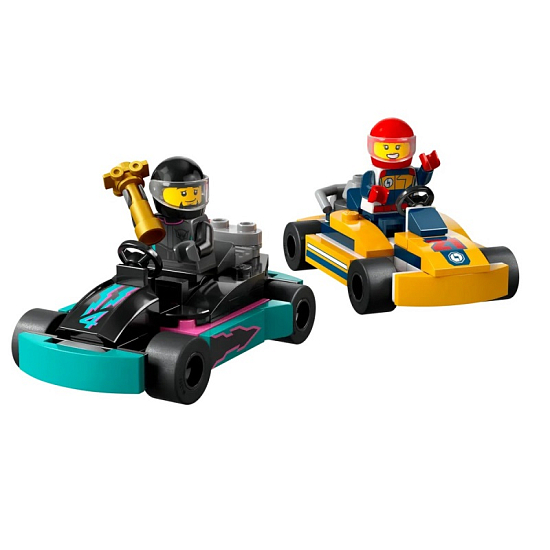 Конструктор LEGO City 60400 Картинг и гонщики
