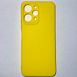 Задняя накладка Мобилис для Xiaomi Redmi 12, желтый , матовая с защитой камеры