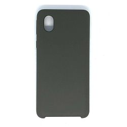 Силиконовый чехол SILICONE CASE для Samsung Galaxy A01 Core (сепия коричневый)