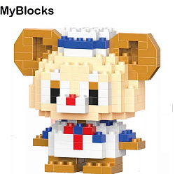 Фигурка-конструктор MyBlocks "Медвежонок" 7200A (мятая упаковка)