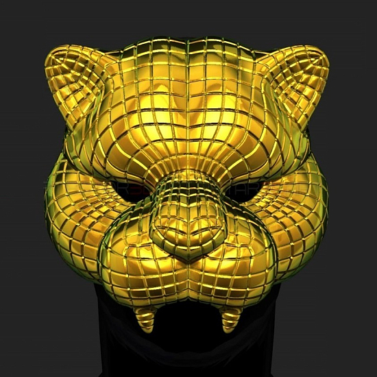 Золотая VIP Маска - TIGER