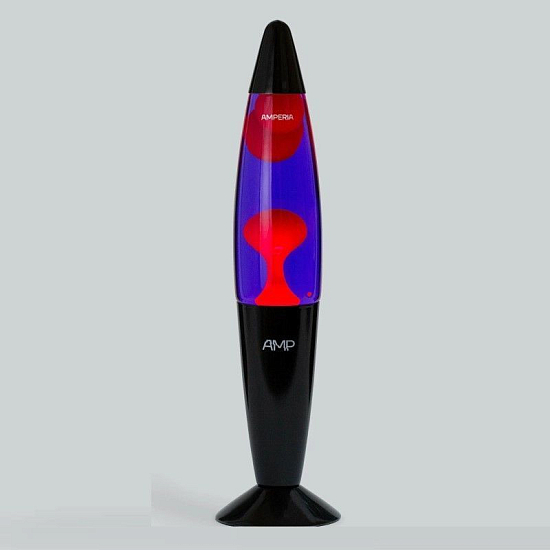 Лава-лампа Amperia Rocket Красная/Фиолетовая (35 см)